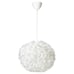 Ikea VINDKAST Decorative Ceiling Pendant Textile Lamp White 20 - NEW