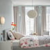 Ikea VINDKAST Decorative Ceiling Pendant Textile Lamp White 20 - NEW