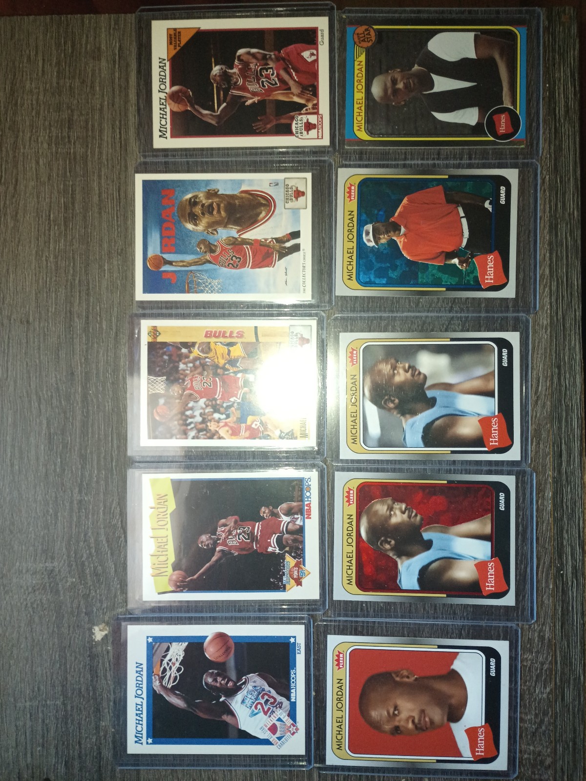 Rare lot of Micheal Jordan trading cards