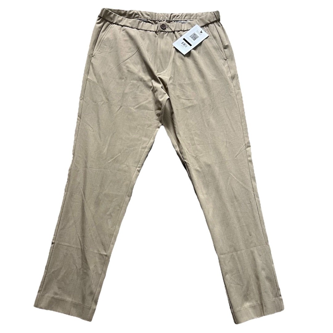 MINISTRY OF SUPPLY Mens Pull On Velocity Pants Tan Size XL Comfort Casual NEW