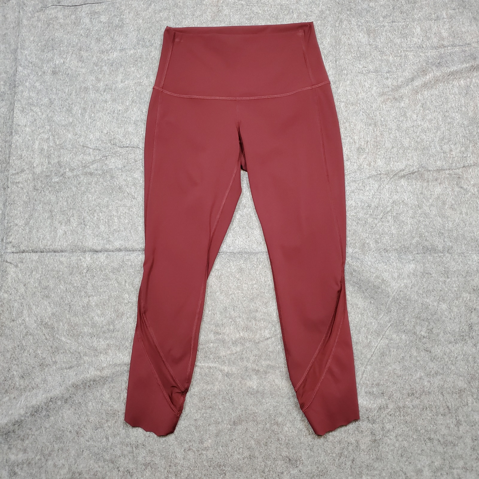 Lululemon Leggings Womens 6 Wunder Under High Rise Crop 23 Scallop Luxtreme
