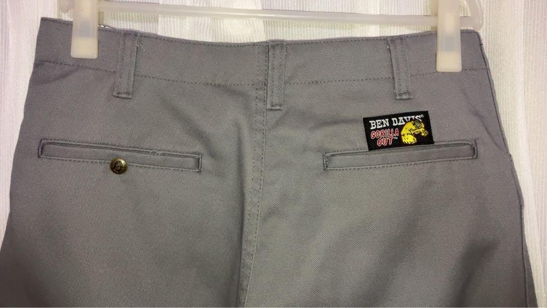 Gorilla Cut BEN DAVIS w34 USA Made LIGHT GREY