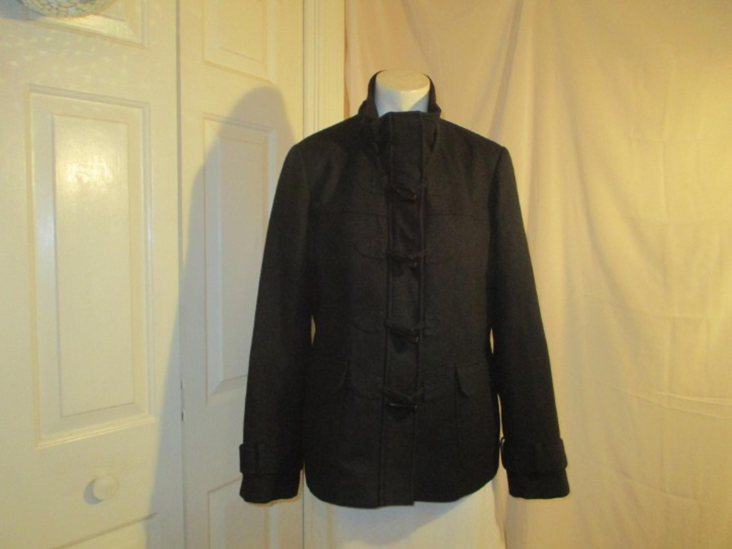 Weather Tamer wool blend pea coat
