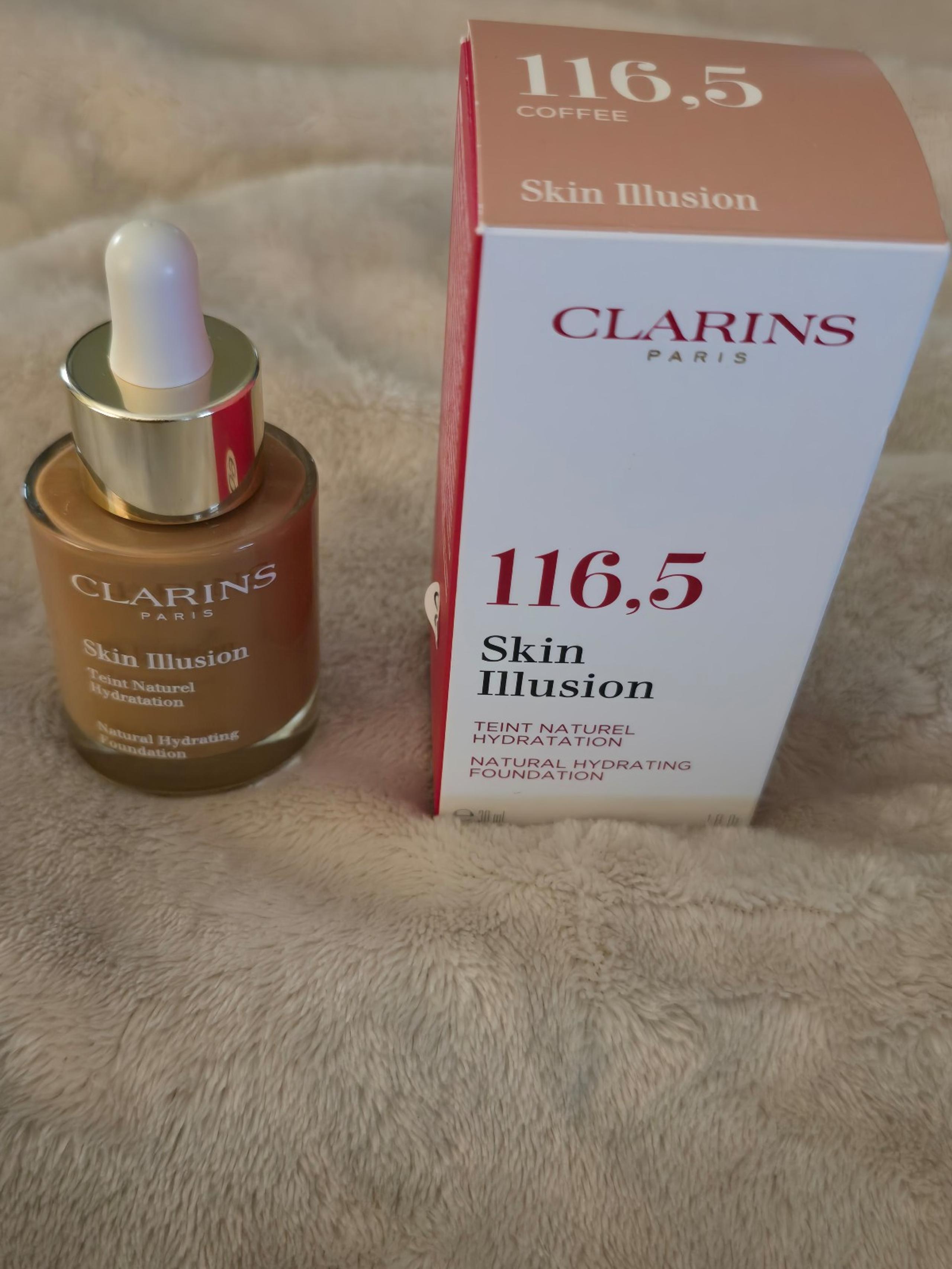 Clarins Skin Illusion Foundation – Shade 116.5 Coffee – 30 mL / 1.0 fl oz – NIB