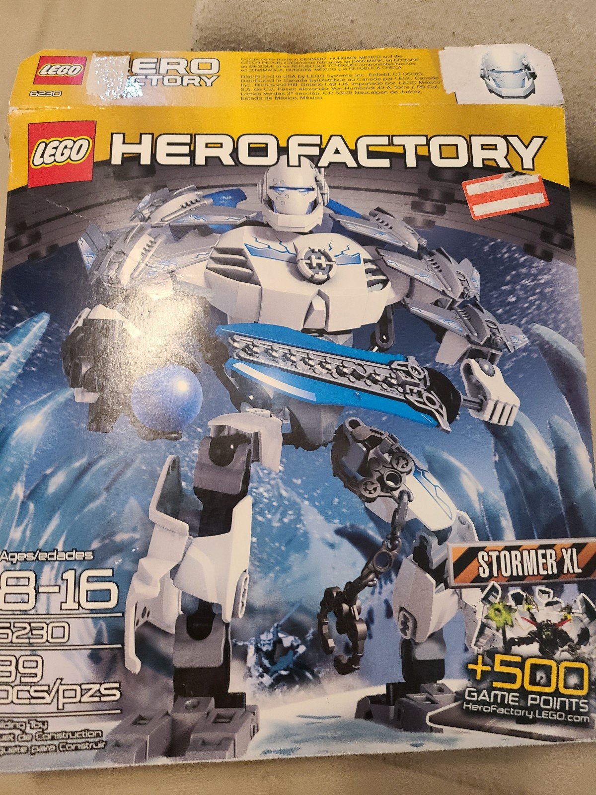 100% Complete & Retired Lego Hero Factory Stormer XL (6230) with Instructions