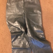 St. John Collection Leather Pants