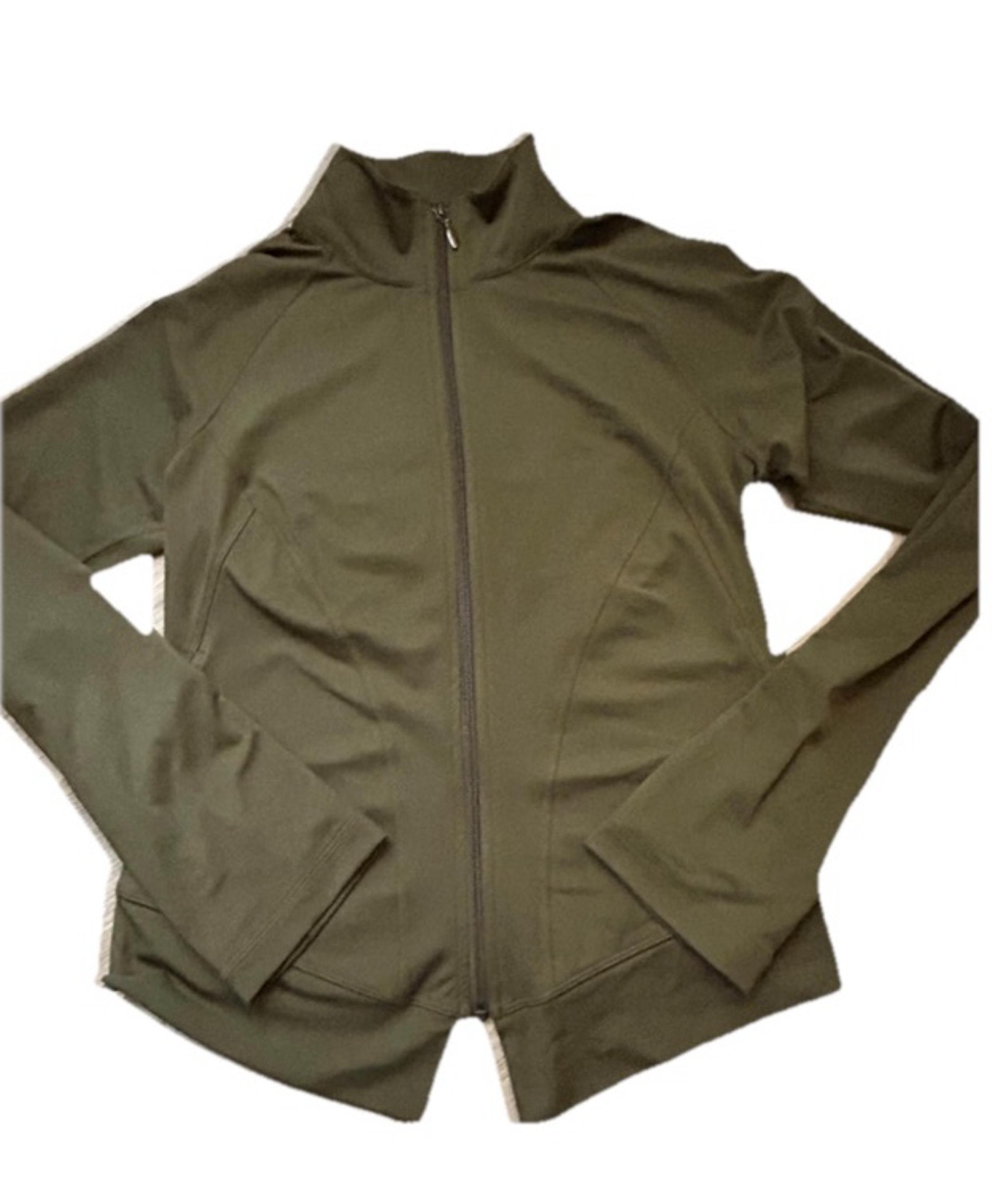 New Balance Olive Green Active Women's Jacket Size Medium
