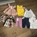 8 piece ralph lauren 6 months baby bundle dress romper leggings bottoms blouse