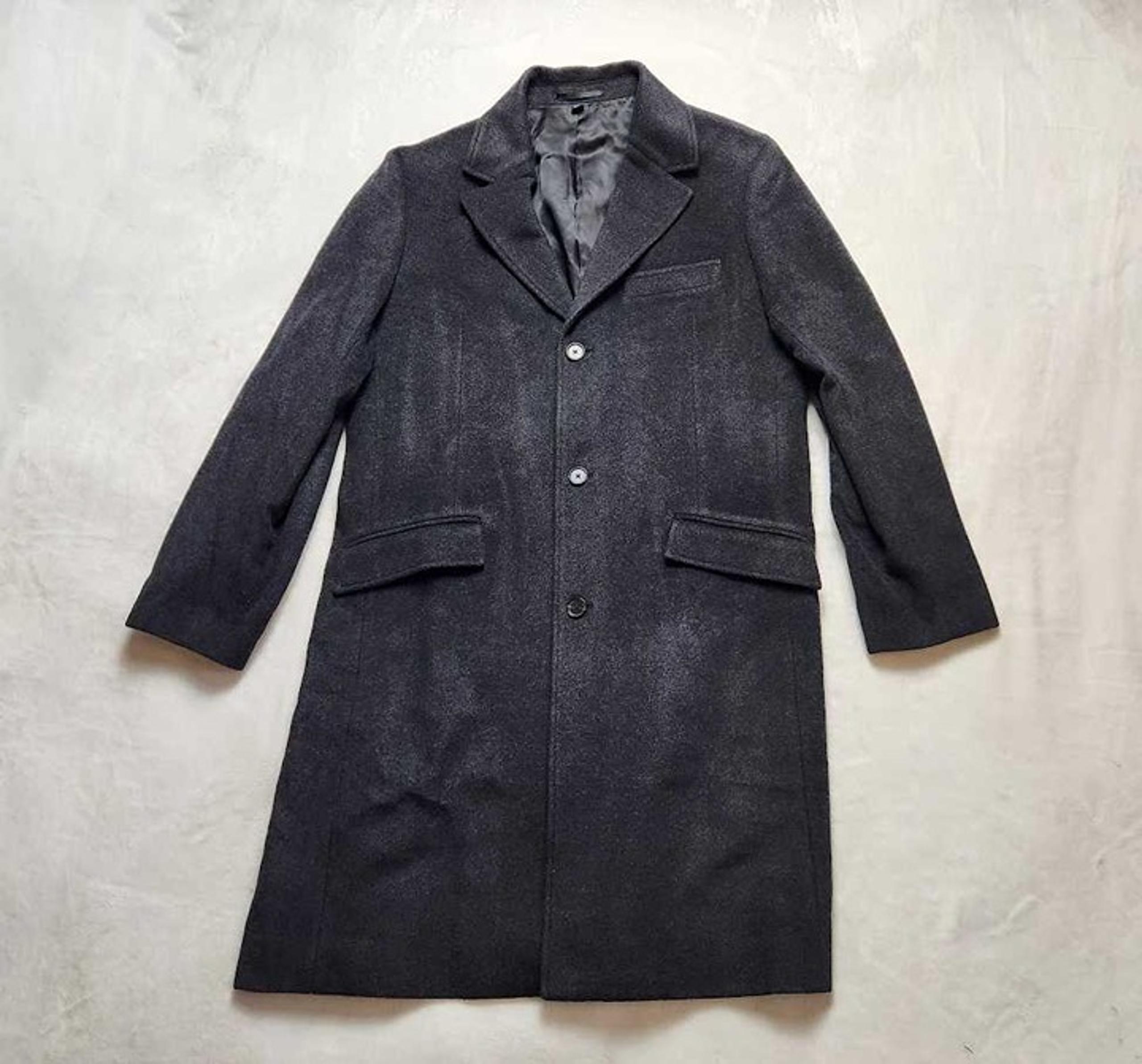 Men's 40R J Crew Ludlow/Rivington topcoat in Italian wool cashmere blend coat