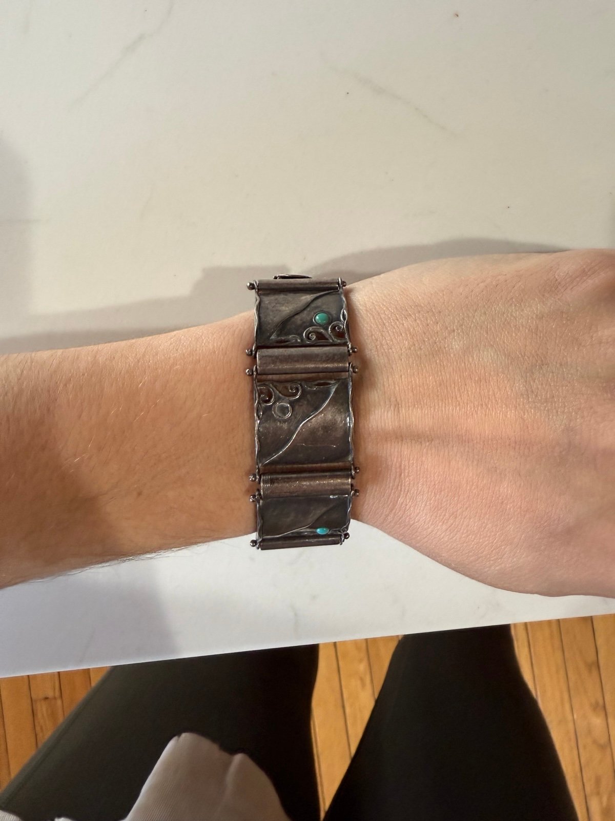 Vintage Sterling Silver Shablool Bracelet Made in Israel