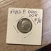 1983 p Roosevelt dime