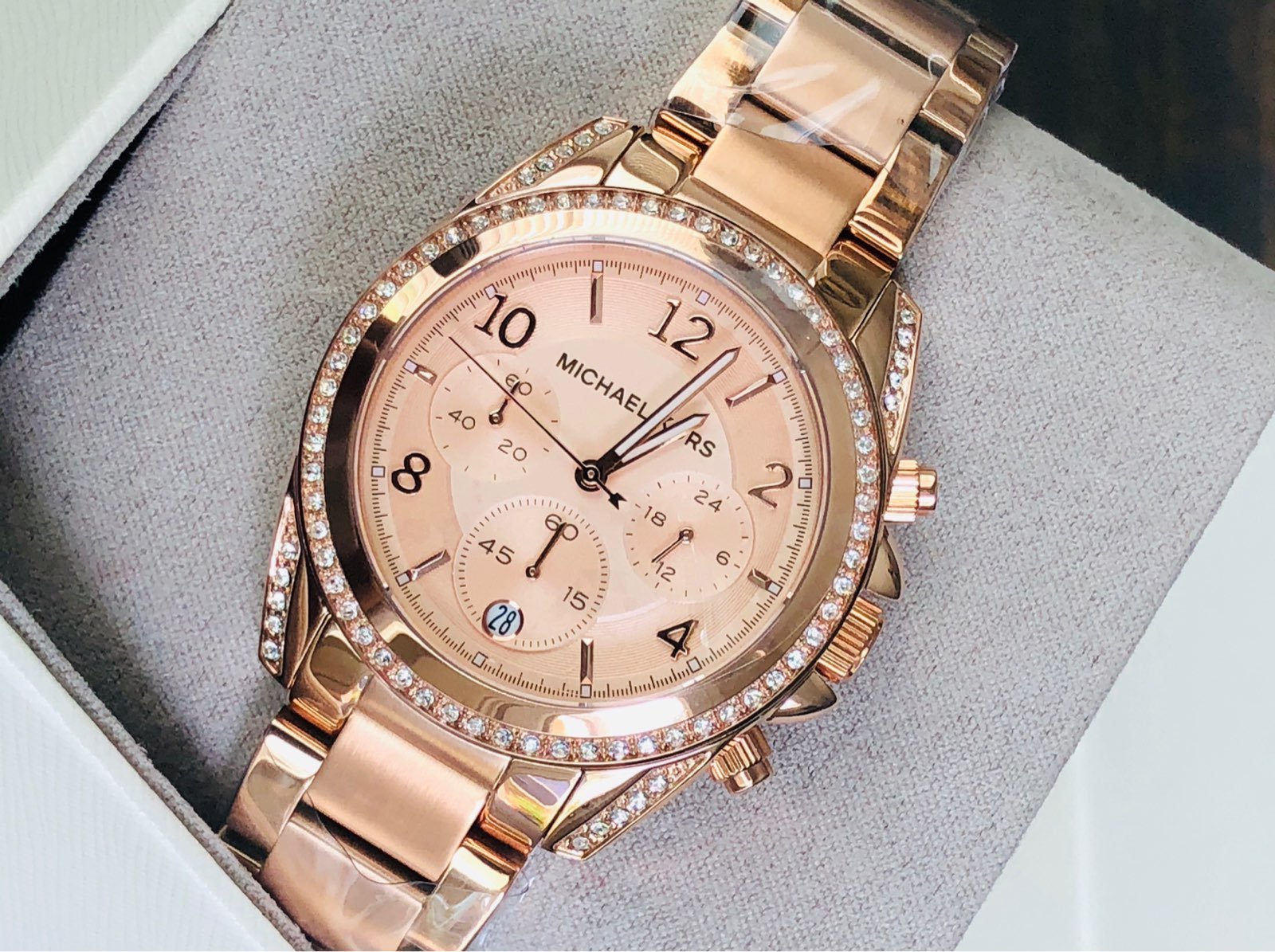 michael kors watch women's gold and silver
