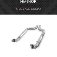 Stainless works off road mid pipes