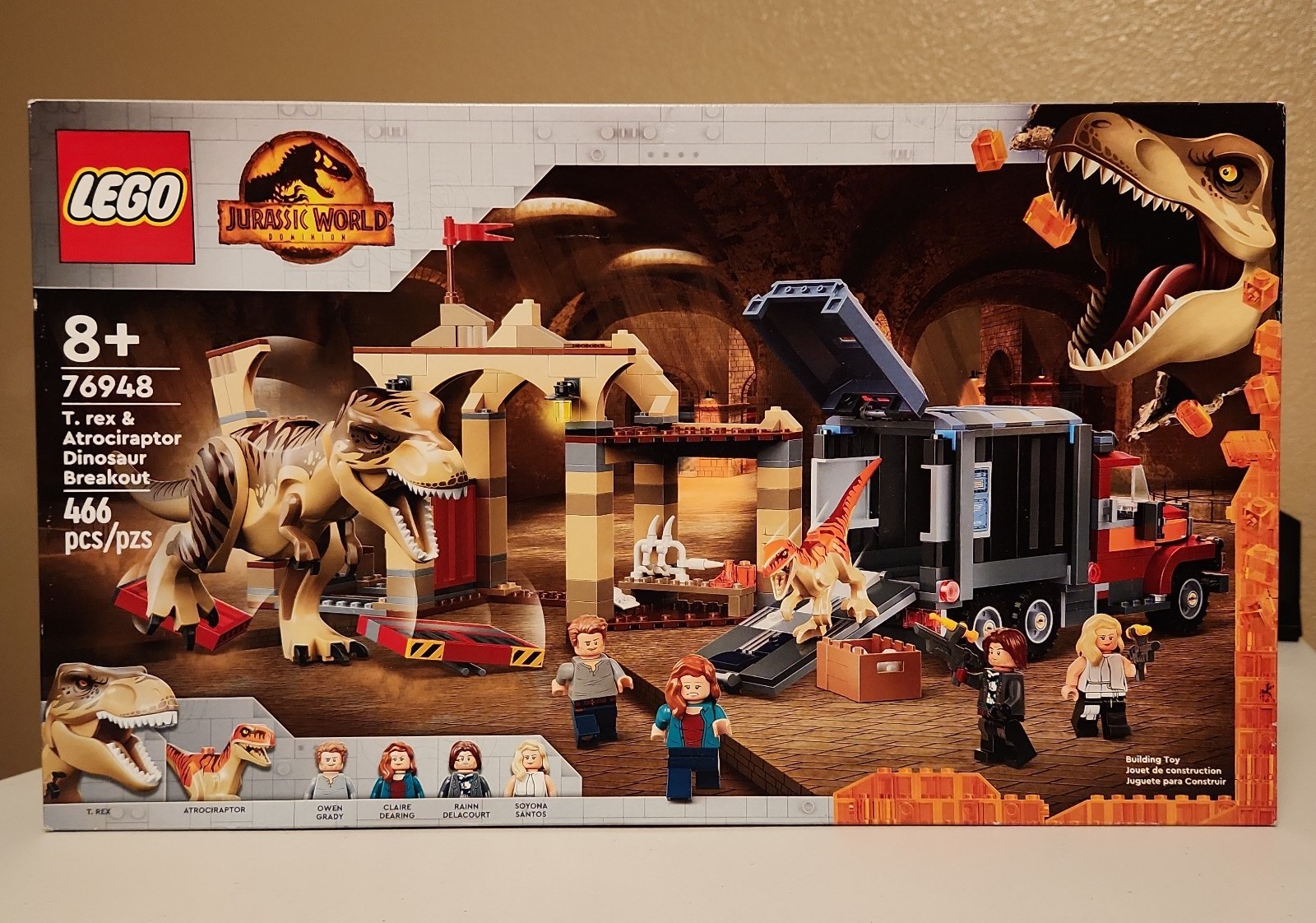 LEGO 76948 Jurassic World T. rex & Atrociraptor Dinosaur Breakout New & Sealed