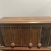 vintage Zenith desktop cabinet radio from the 1950s, manufactured in the United