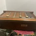 vintage Zenith desktop cabinet radio from the 1950s, manufactured in the United