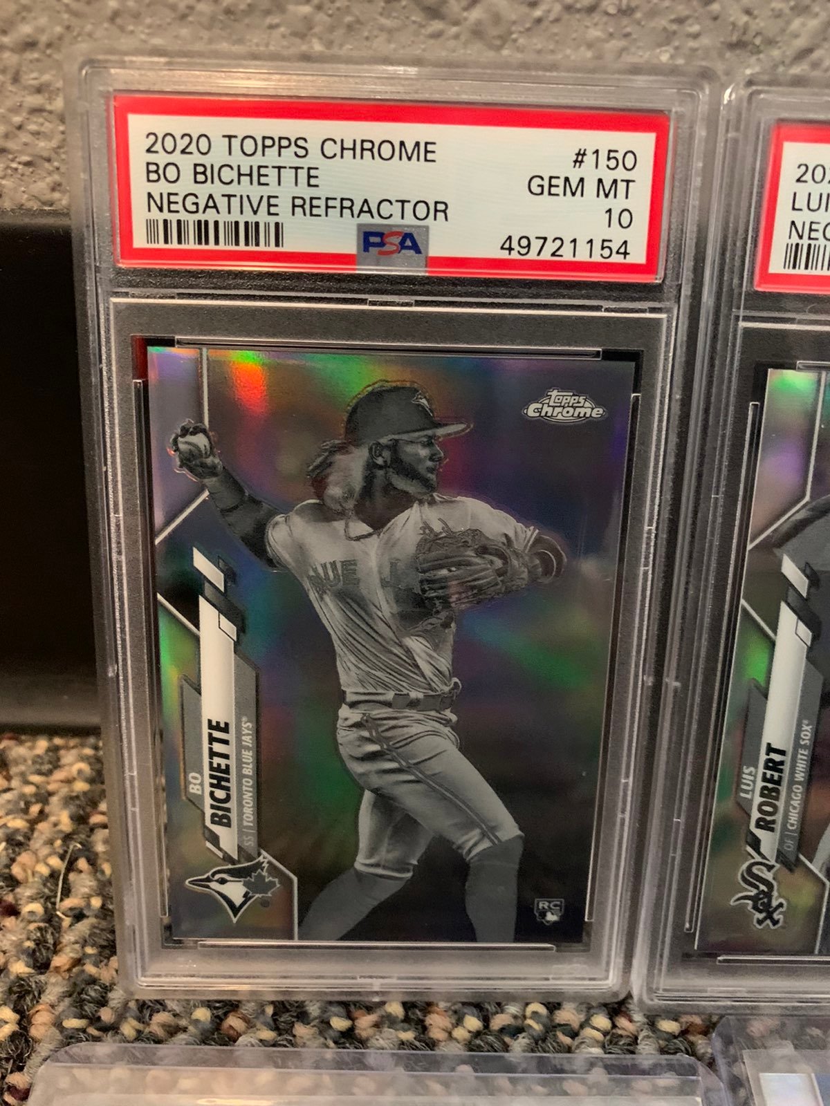 Bo Bichette PSA 10 Negative Refractor