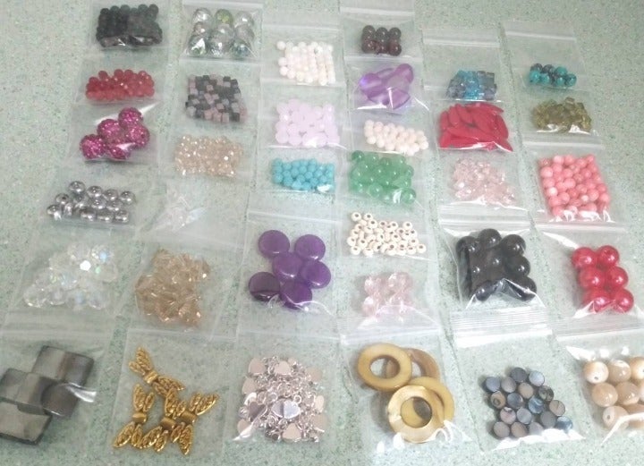 Beads for jewelry making 25 Strand Lot NEW
