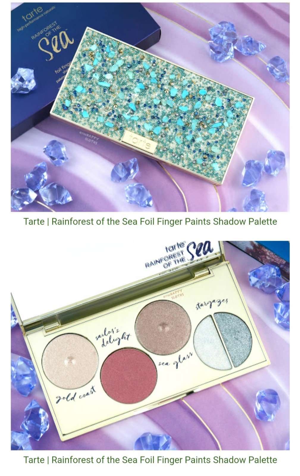 Tarte Rainforest of the Sea Foil Finger Paints Shadow Palette