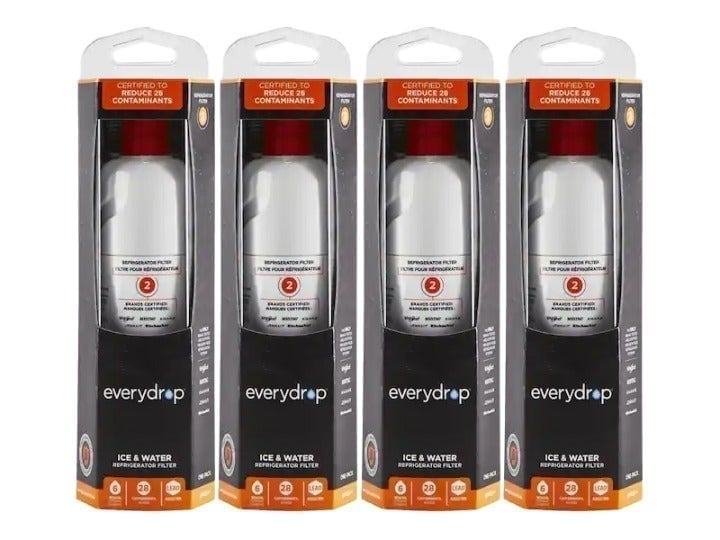 4 Packs EveryDrop Water Filter 2 EDR2RXD1 compatible with Whirlpool