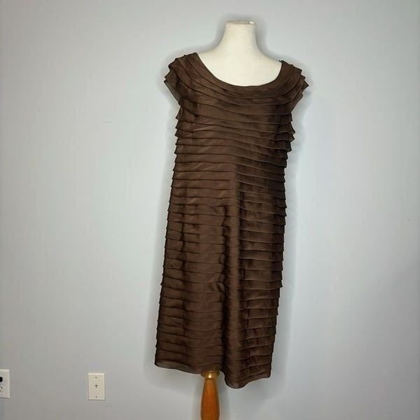 Adrianna Papell- Brown Dress