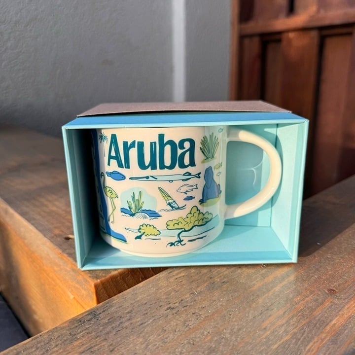 New Starbucks BEEN THERE SERIES Collection BTS Aruba Mug Coffee Cup
