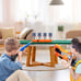 Orange moving target set toy