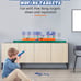 Orange moving target set toy