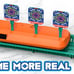 Orange moving target set toy