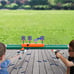 Orange moving target set toy