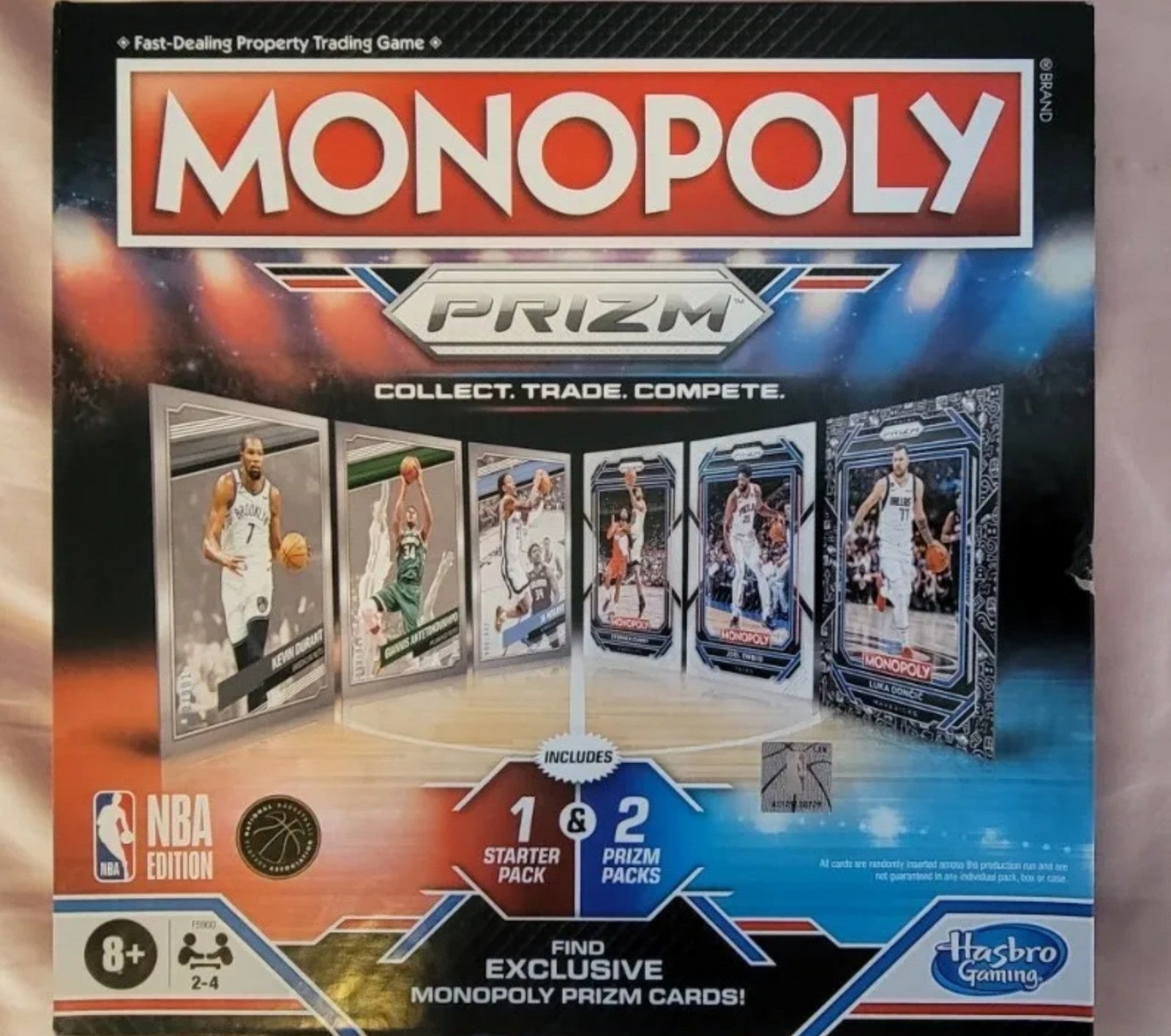 Monopoly Panini Prizm: NBA Edition Board Game Limited Edition
