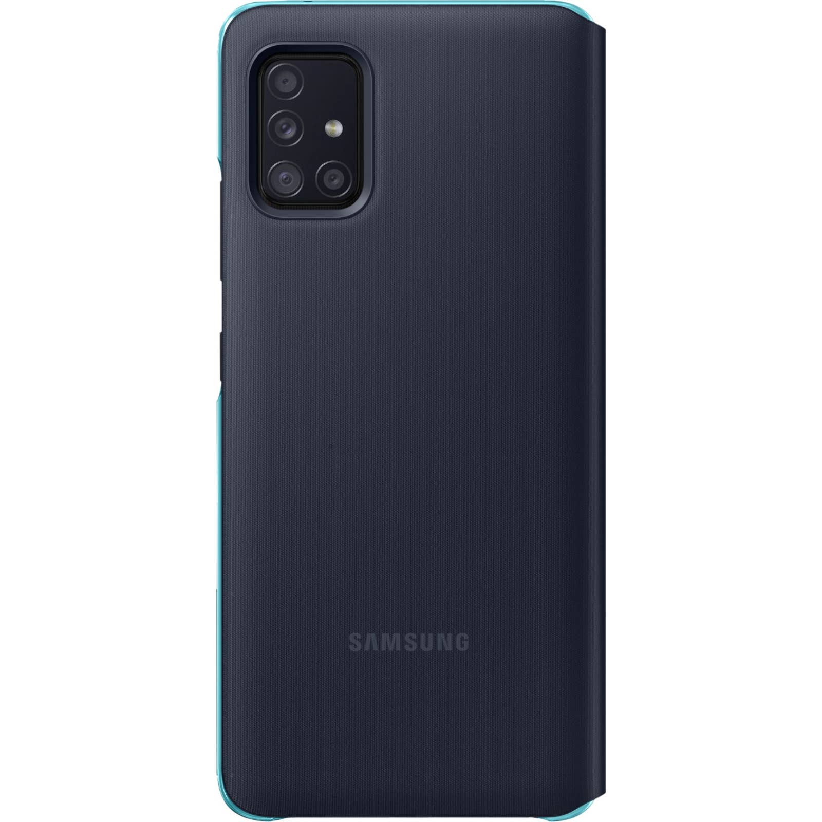 Samsung - EF-EA516PBEGUS S-View Flip Cover for Galaxy A51 5G - Black