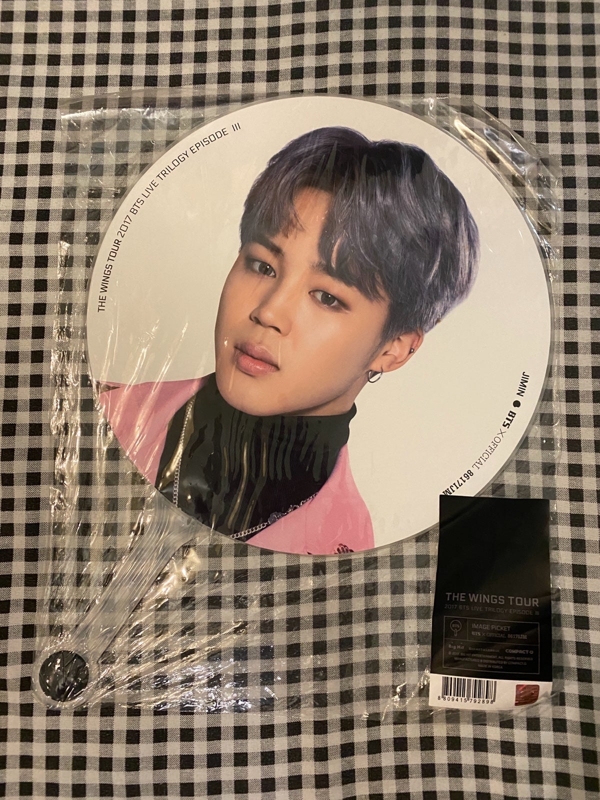 BTS ジミン うちわ IMAGEPICKET WINGS TOUR FINAL BTS wings tour final 公式うちわ ジミン JIMIN - メルカリ