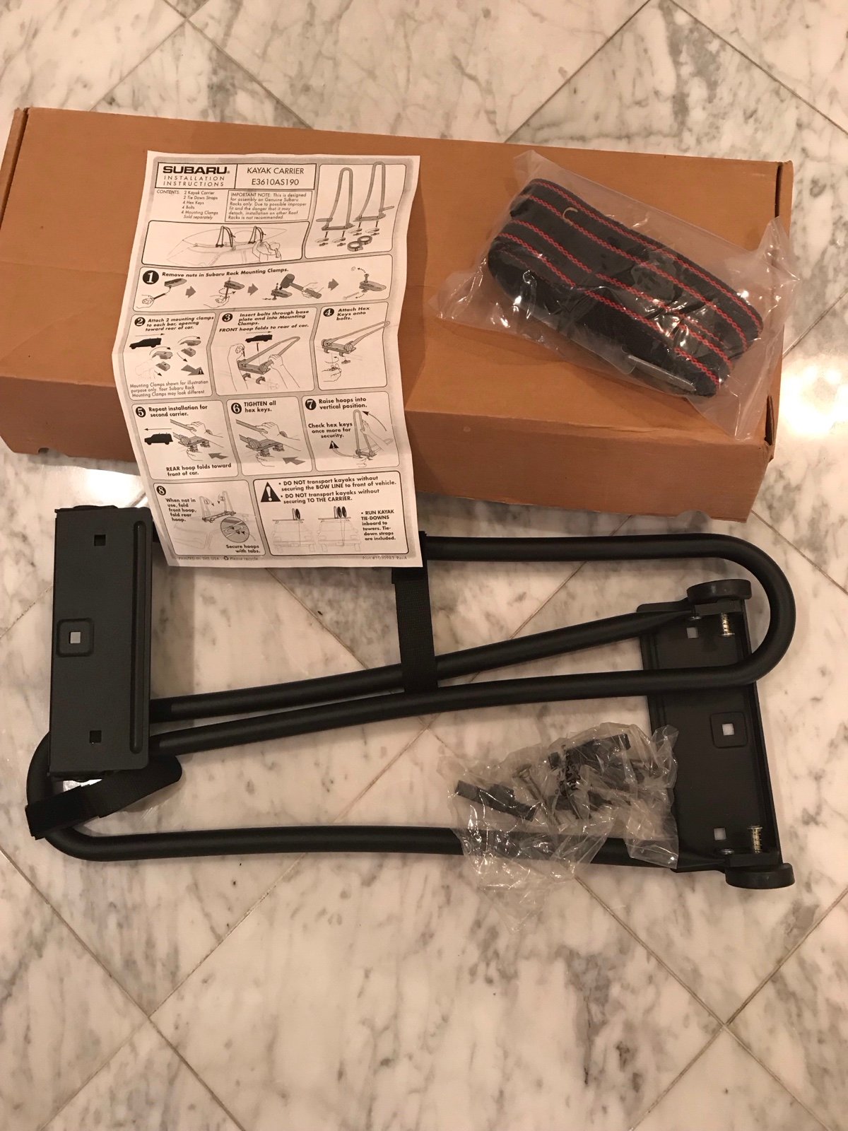 NWT SUBARU Kayak Carrier E3610AS190