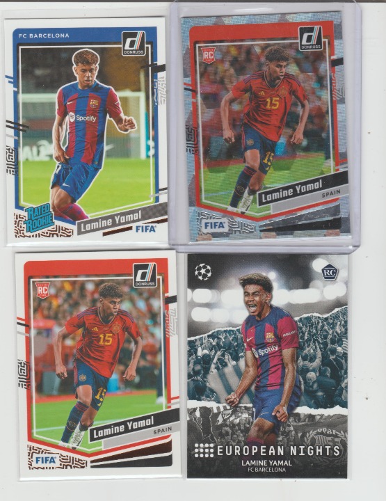 2023-24 Panini Donruss FIFA Lamine Yamal #177 Rated Rookie Cubic+2 Rated Rookie