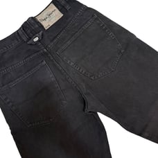 VINTAGE Pepe Jeans 30x30 Mens Black Denim Baggy Dark Wash Hip Hop Y2K