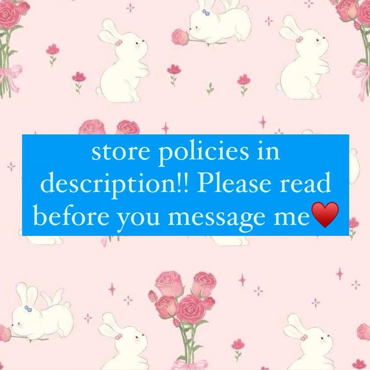 Shop policies