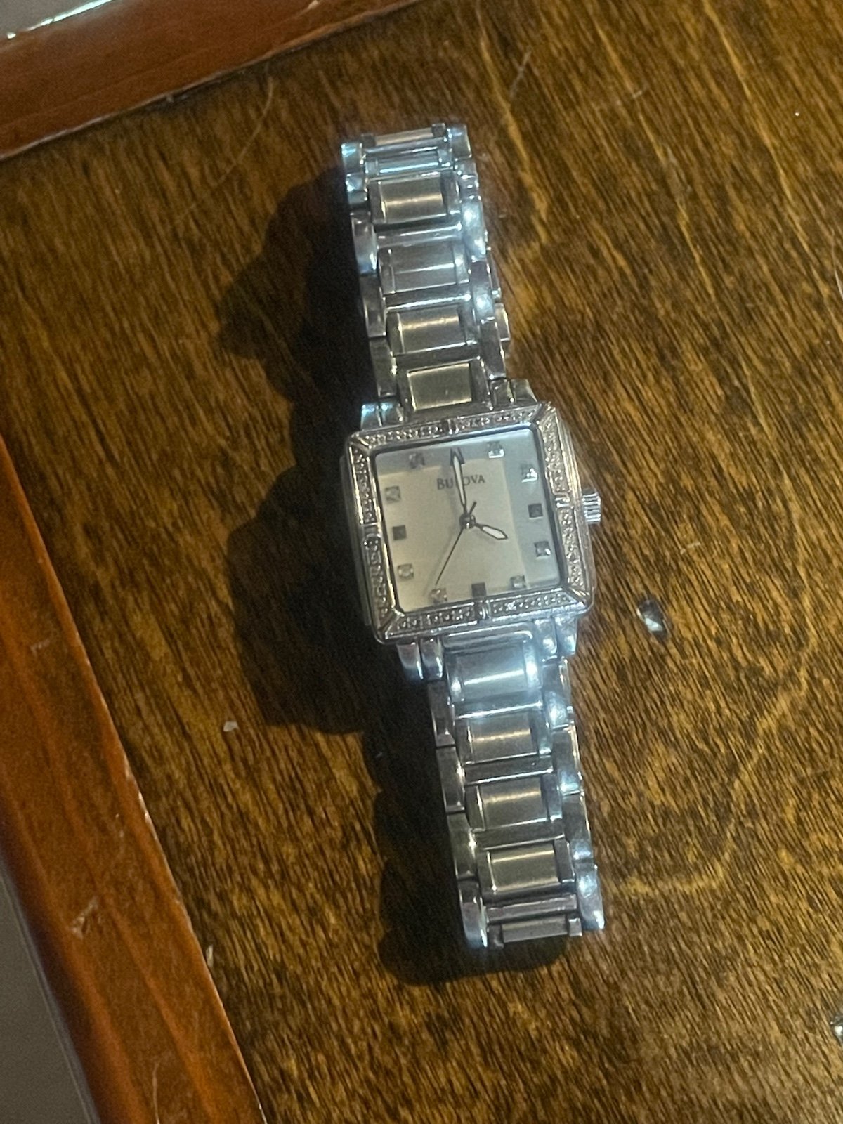 Bulova women’s stainless steel watch