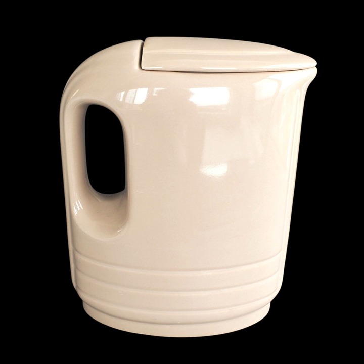 Vintage Hall China Hercules Refrigerator Water Pitcher Westinghouse Beige Taupe
