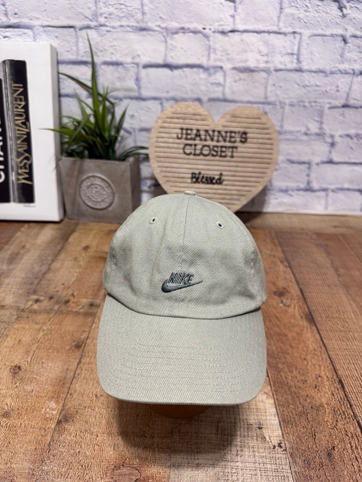 Nike Y2k Hat Cap Streetwear Mini Swoosh Logo Center Vintage