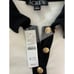NWT J Crew Black Vintage rib polo T-shirt Size S