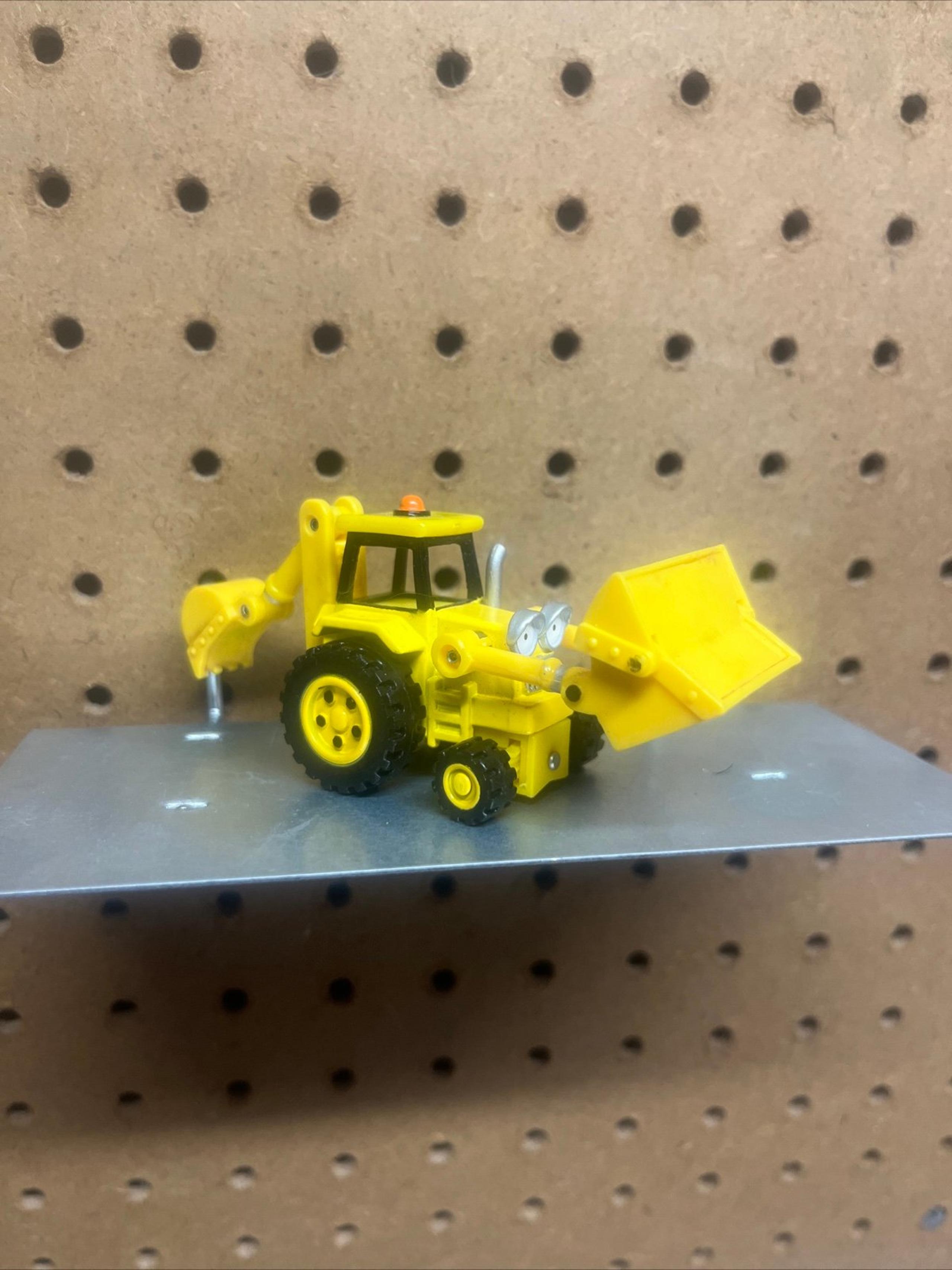 2004 Scoop 4" Digger Plow Diecast Figure Bob The Builder Magnetic - Learning Curve