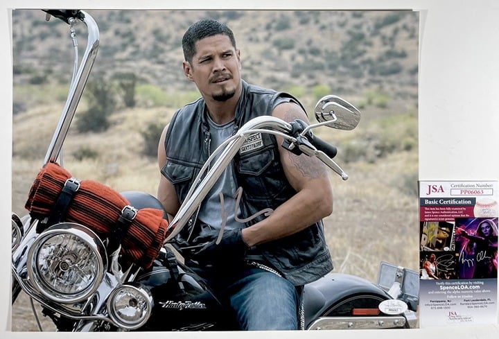 JD Pardo Signed Mayans M.C. Ezekiel EZ Reyes 11x14 Photo A Autograph JSA COA