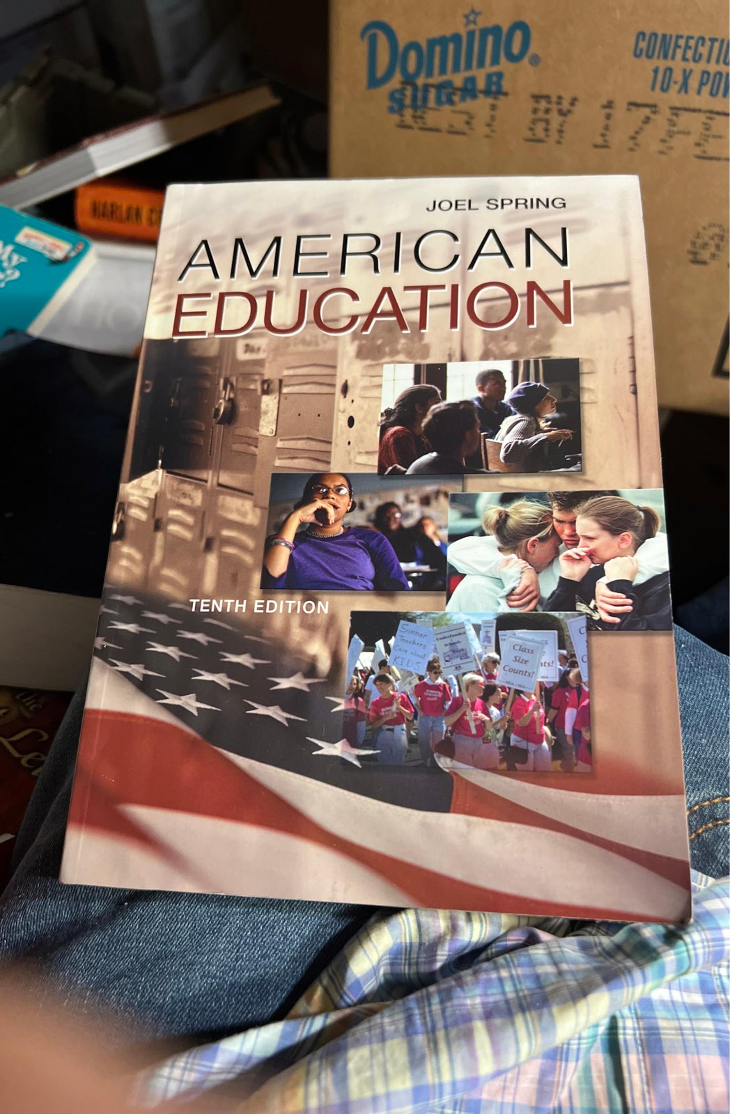 American Education solf back book