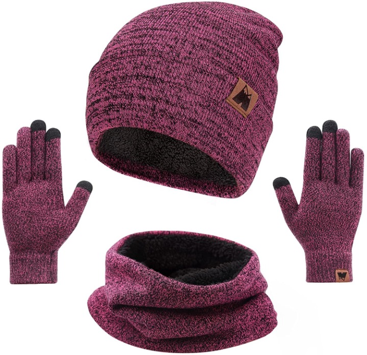mysuntown Hat Scarf and Glove Set