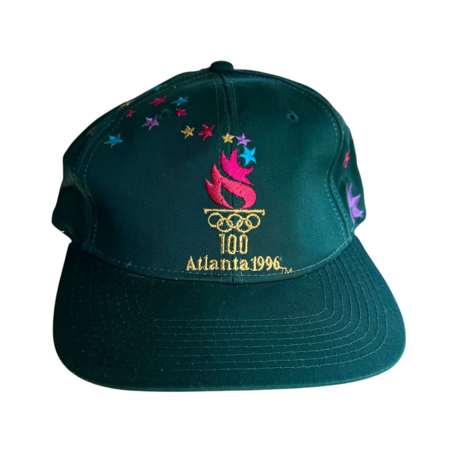 NOS 1996 Atlanta Olympics Champion Stars Snap Back Hat NWT