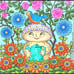 Original Fantasy Art: “MADAME MUSHROOM'S Spring GARDEN” Acrylic Painting
