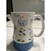 Vtg National Potteries LILAC TIME Bedford Ohio Juicer Pitcher & 5 Juice Glasses