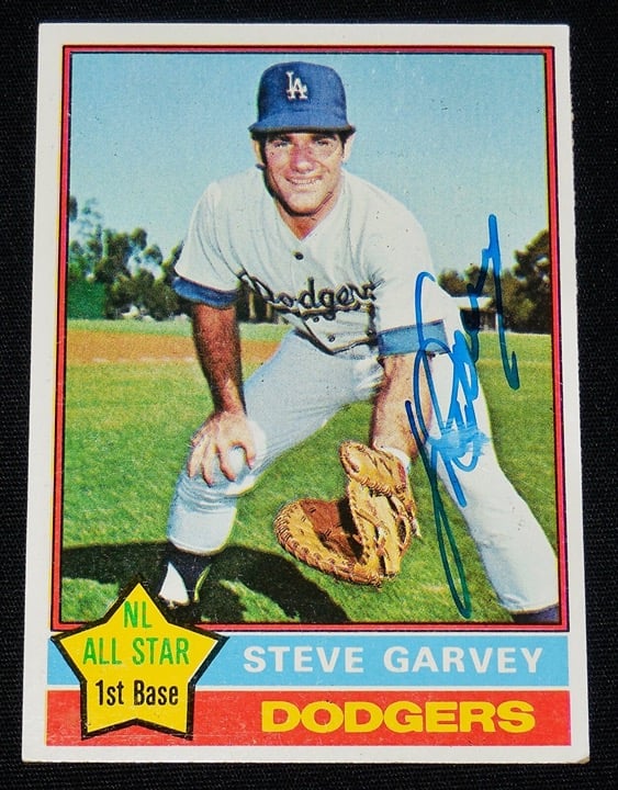 Steve Garvey Signed 1976 Topps Card!