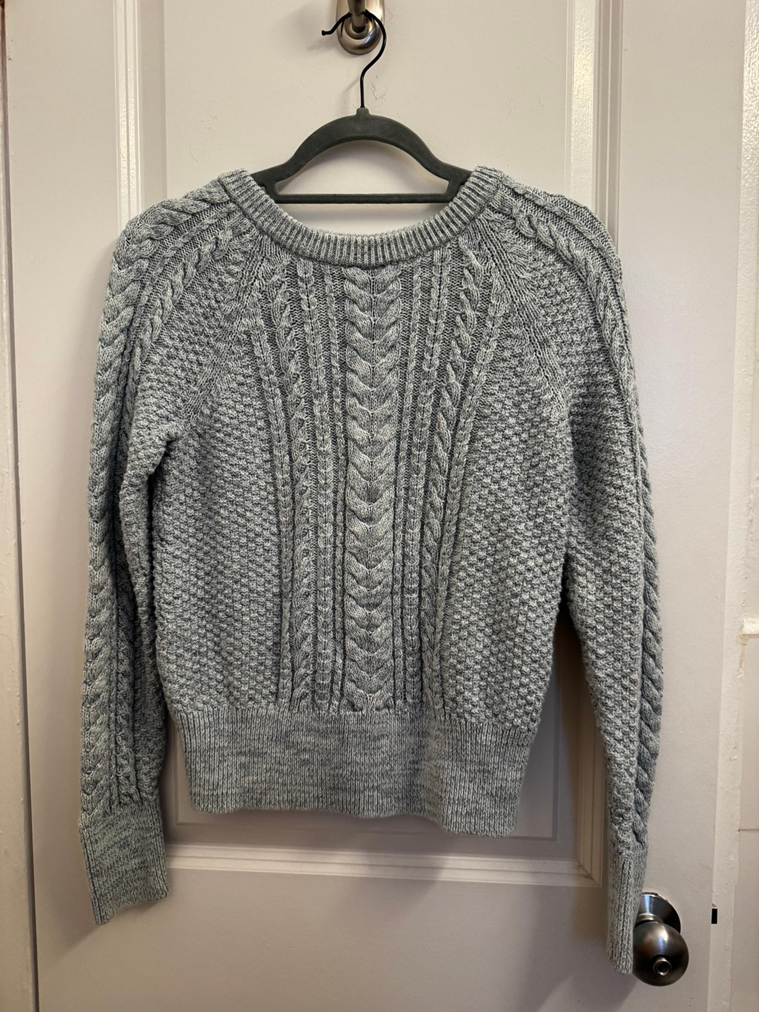 Gap Blue Cable Knit Sweater
